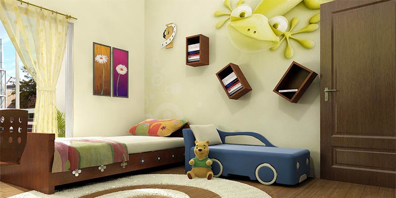 طراحی اتاق کودک -  دکوراسیون اتاق خواب پسرانه