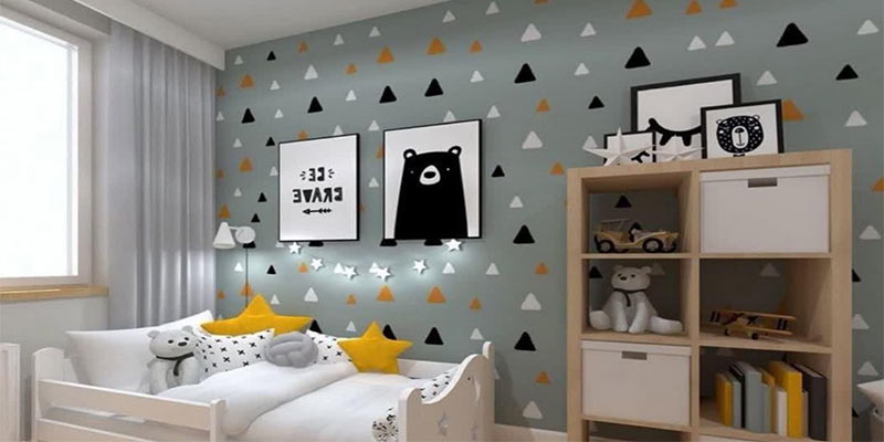طراحی اتاق کودک - رنگ مناسب در دکور اتاق خواب کودک