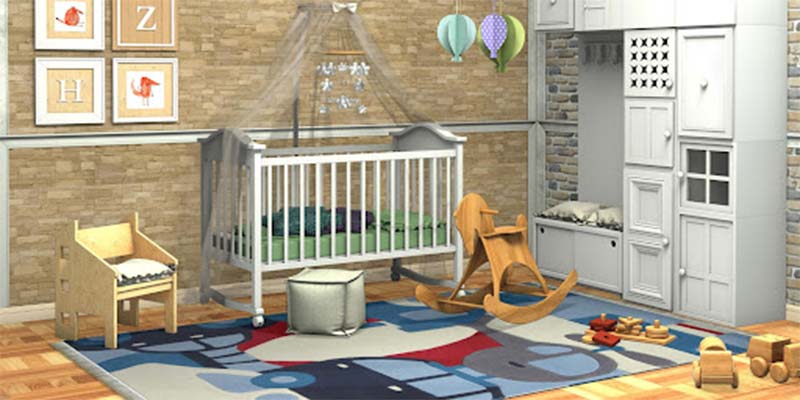 طراحی اتاق کودک - کف‌پوش اتاق کودک و نوزاد