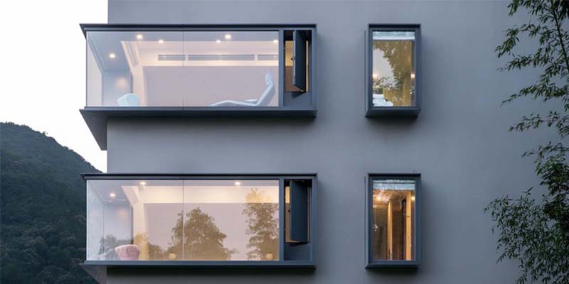 پنجره در نمای ساختمان - میزان روشنایی